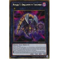 Number 31: Embodiment of Punishment - PGLD-EN024 - Gold Secret Rare Unlimited Edition NM