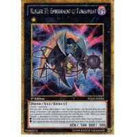 Number 31: Embodiment of Punishment - PGLD-EN024 - Gold Secret Rare 1st Edition NM