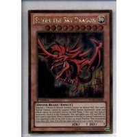 PGLD-EN032 Slifer the Sky Dragon Gold secret rare 1st Edition NM