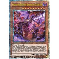 Quarter Century Secret Rare PHNI-EN090 Veidos the Eruption Dragon of Extinction 1st Edition NM