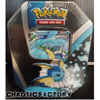 Pokemon TCG Eevee Evolutions Tin Vaporeon GX