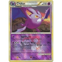 Crobat - 14/95 - Crosshatch League Reverse Holo - HGSS Unleashed NM