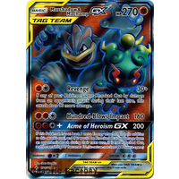 Marshadow & Machamp GX - 198/214 - Full Art Ultra Rare NM