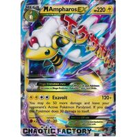 M Ampharos EX - 28/98 - Ultra Rare NM