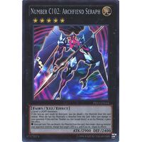 Number C102: Archfiend Seraph - PRIO-EN044 - Super Rare UNL Edition NM