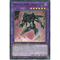 RA01-EN025 Masked HERO Dark Law ULTRA Rare 1st Edition NM