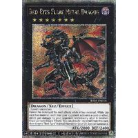 Quarter Century Secret Rare RA01-EN038 Red-Eyes Flare Metal Dragon 1st Edition NM