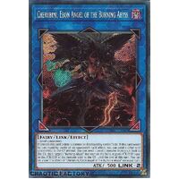 RA01-EN042 Cherubini, Ebon Angel of the Burning Abyss Secret Rare 1st Edition NM