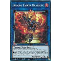 COLLECTOR'S Rare RA01-EN048 Decode Talker Heatsoul 1st Edition NM