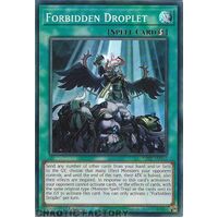 RA01-EN064 Forbidden Droplet Super Rare 1st Edition NM