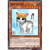 Collector's Rare RA02-EN001 Rescue Cat 1st Edition NM