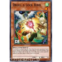 Collector's Rare RA02-EN006 Droll & Lock Bird (alternate art) 1st Edition NM