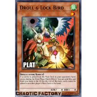 Platinum Secret Rare RA02-EN006 Droll & Lock Bird 1st Edition NM