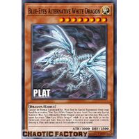 Platinum Secret Rare RA02-EN010 Blue-Eyes Alternative White Dragon 1st Edition NM