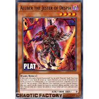 Platinum Secret Rare RA02-EN016 Aluber the Jester of Despia 1st Edition NM