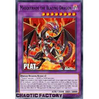 Platinum Secret Rare RA02-EN022 Masquerade the Blazing Dragon 1st Edition NM