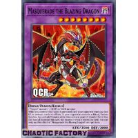 Quarter Century Secret Rare RA02-EN022 Masquerade the Blazing Dragon 1st Edition NM