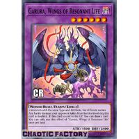 Collector's Rare RA02-EN024 Garura, Wings of Resonant Life 1st Edition NM