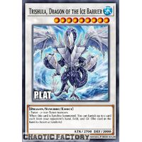 Platinum Secret Rare RA02-EN026 Trishula, Dragon of the Ice Barrier 1st Edition NM