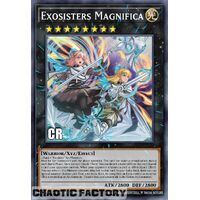 Platinum Secret Rare RA02-EN038 Exosisters Magnifica 1st Edition NM