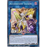 Quarter Century Secret Rare RA02-EN044 Accesscode Talker 1st Edition NM