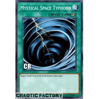 Collector's Rare RA02-EN048 Mystical Space Typhoon 1st Edition NM