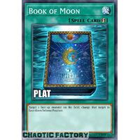 Platinum Secret Rare RA02-EN050 Book of Moon 1st Edition NM