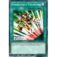 Platinum Secret Rare RA02-EN053 Emergency Teleport 1st Edition NM