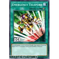 Quarter Century Secret Rare RA02-EN053 Emergency Teleport 1st Edition NM