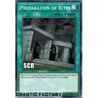 RA02-EN056 Preparation of Rites Secret Rare 1st Edition NM