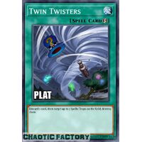 Platinum Secret Rare RA02-EN060 Twin Twisters 1st Edition NM