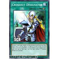 RA02-EN063 Crossout Designator Secret Rare 1st Edition NM