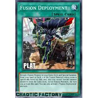 Platinum Secret Rare RA02-EN065 Fusion Deployment 1st Edition NM