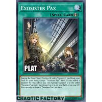 Platinum Secret Rare RA02-EN066 Exosister Pax 1st Edition NM