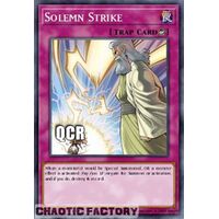 Quarter Century Secret Rare RA02-EN079 Solemn Strike 1st Edition NM