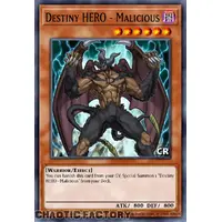 RA03-EN001 Destiny HERO - Malicious Collector's Rare 1st Edition NM