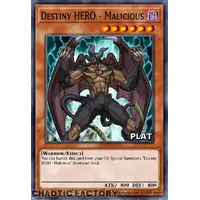 RA03-EN001 Destiny HERO - Malicious Platinum Secret Rare 1st Edition NM