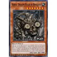 RA03-EN008 Redox, Dragon Ruler of Boulders Platinum Secret Rare 1st Edition NM