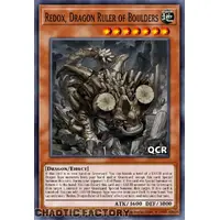 RA03-EN008 Redox, Dragon Ruler of Boulders Quarter Century Secret Rare 1st Edition NM