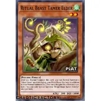 RA03-EN012 Ritual Beast Tamer Elder Platinum Secret Rare 1st Edition NM