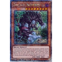 RA03-EN019 Danger! Bigfoot! (alternate artwork) Quarter Century Secret Rare 1st Edition NM