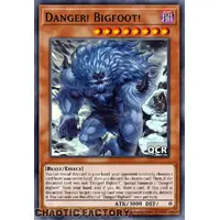 RA03-EN019 Danger! Bigfoot! (alternate artwork) Quarter Century Secret Rare 1st Edition NM