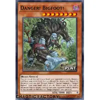 RA03-EN019 Danger! Bigfoot! Platinum Secret Rare 1st Edition NM