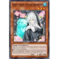 RA03-EN020 Ghost Sister & Spooky Dogwood (alternate artwork) VER 2 Quarter Century Secret Rare 1st Edition NM