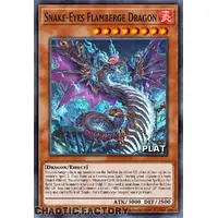 RA03-EN033 Snake-Eyes Flamberge Dragon Platinum Secret Rare 1st Edition NM