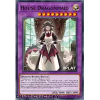 RA03-EN037 House Dragonmaid Platinum Secret Rare 1st Edition NM