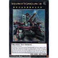 RA03-EN041 Superdreadnought Rail Cannon Juggernaut Liebe ALT ART Quarter Century Secret Rare 1st Edition NM