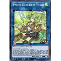 RA03-EN045 Wynn the Wind Charmer, Verdant Platinum Secret Rare 1st Edition NM