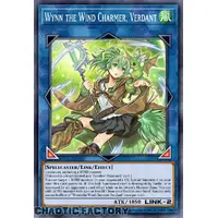 RA03-EN045 Wynn the Wind Charmer, Verdant Super Rare 1st Edition NM