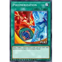 RA03-EN051 Polymerization (HERO artwork) Platinum Secret Rare 1st Edition NM